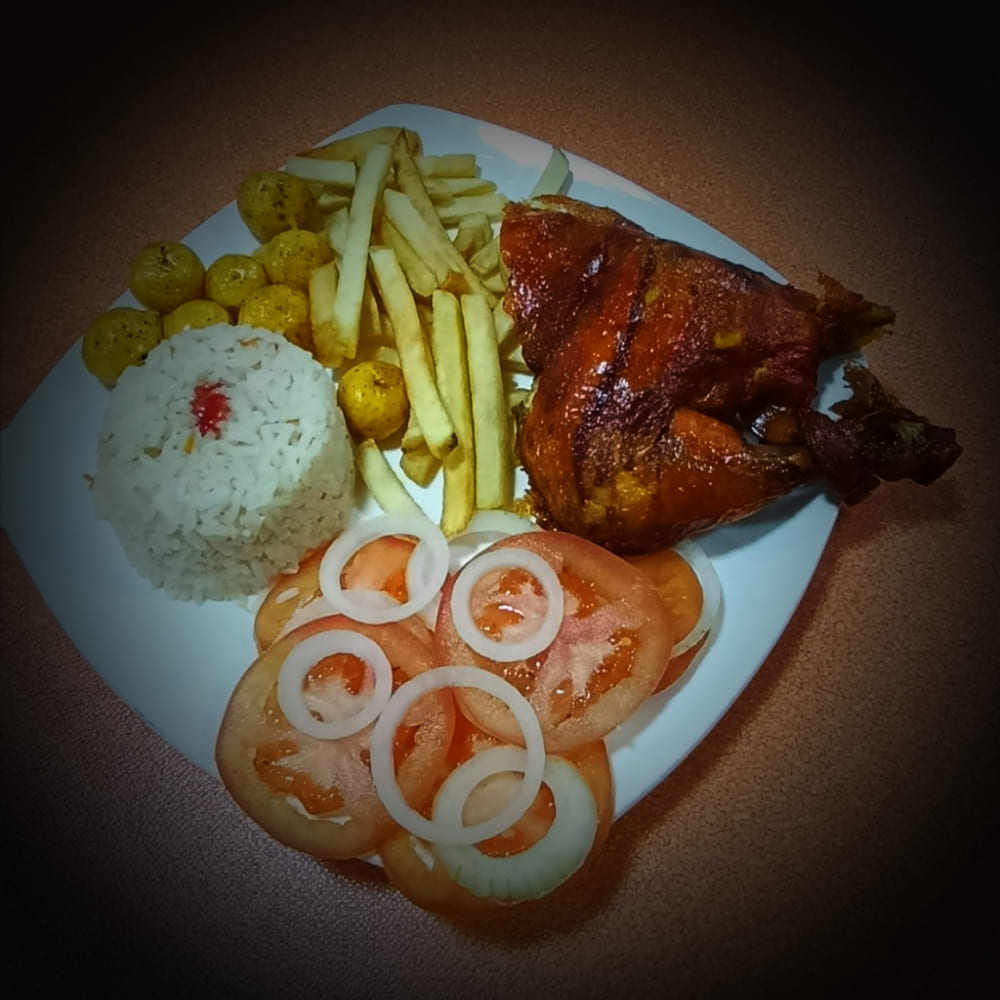 Bandeja con Pollo
